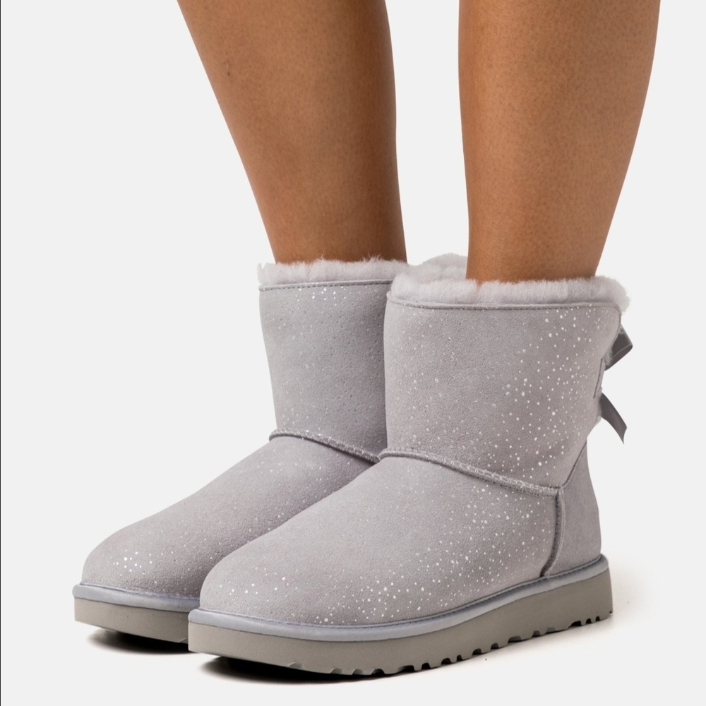 UGG Women's Sparkly Gray Winter Boots